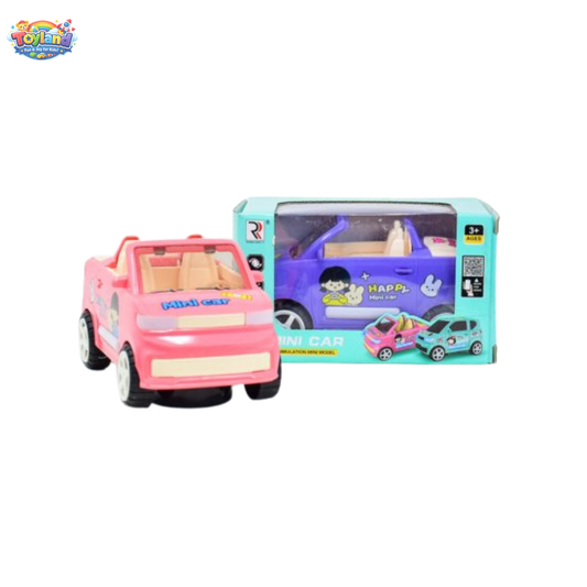 Happy Mini Electric Simulation Toy Car for Kids with 360° Bump-and-Go, 5D Flashing Lights, and Music – Best Gift for Toddlers (Ages 3+)