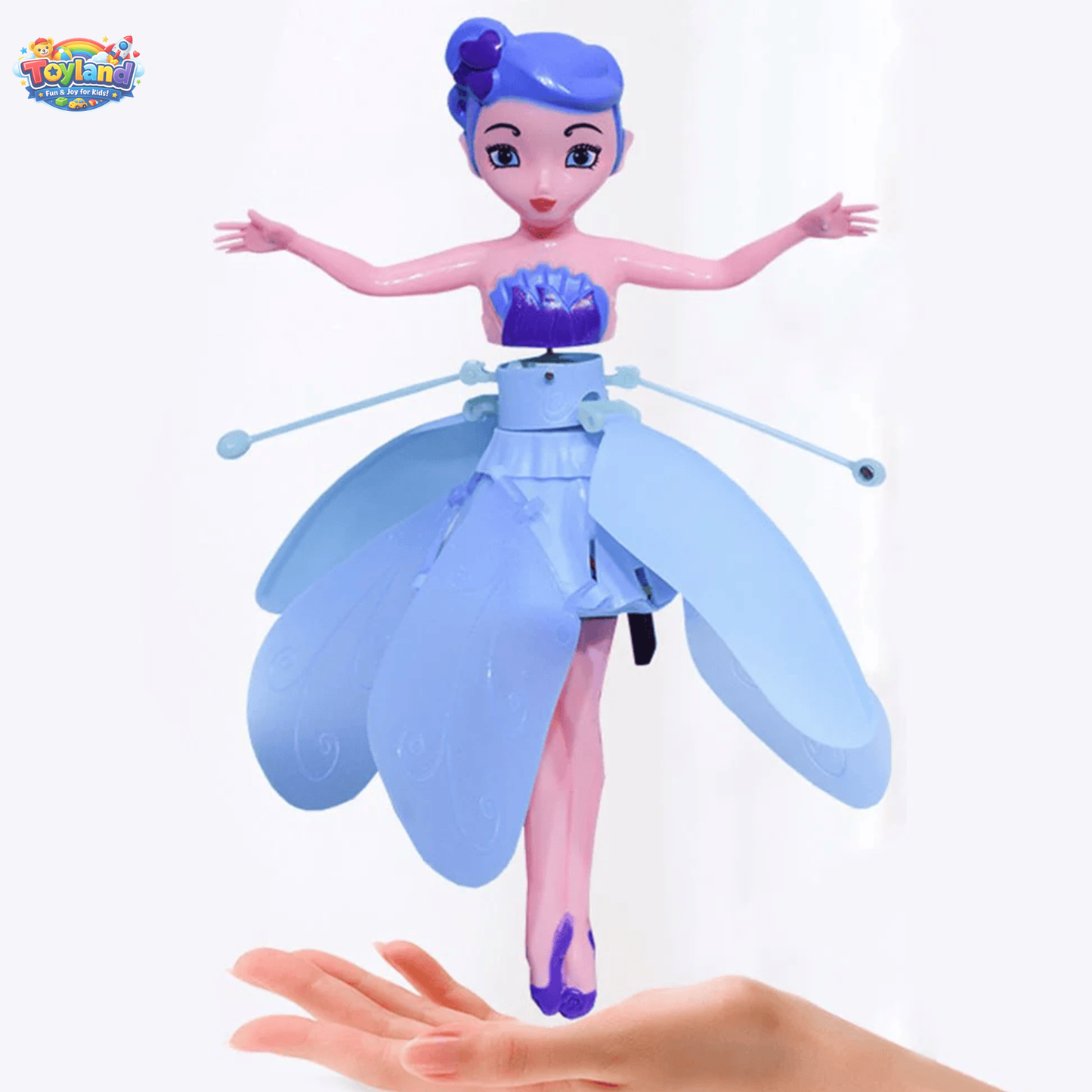 Magical Flying Fairy Doll for Girls – Hand Sensor Control Induction Flying Princess with LED Lights & USB Charging – Best Birthday Gift for Kids (Ages 6+)
