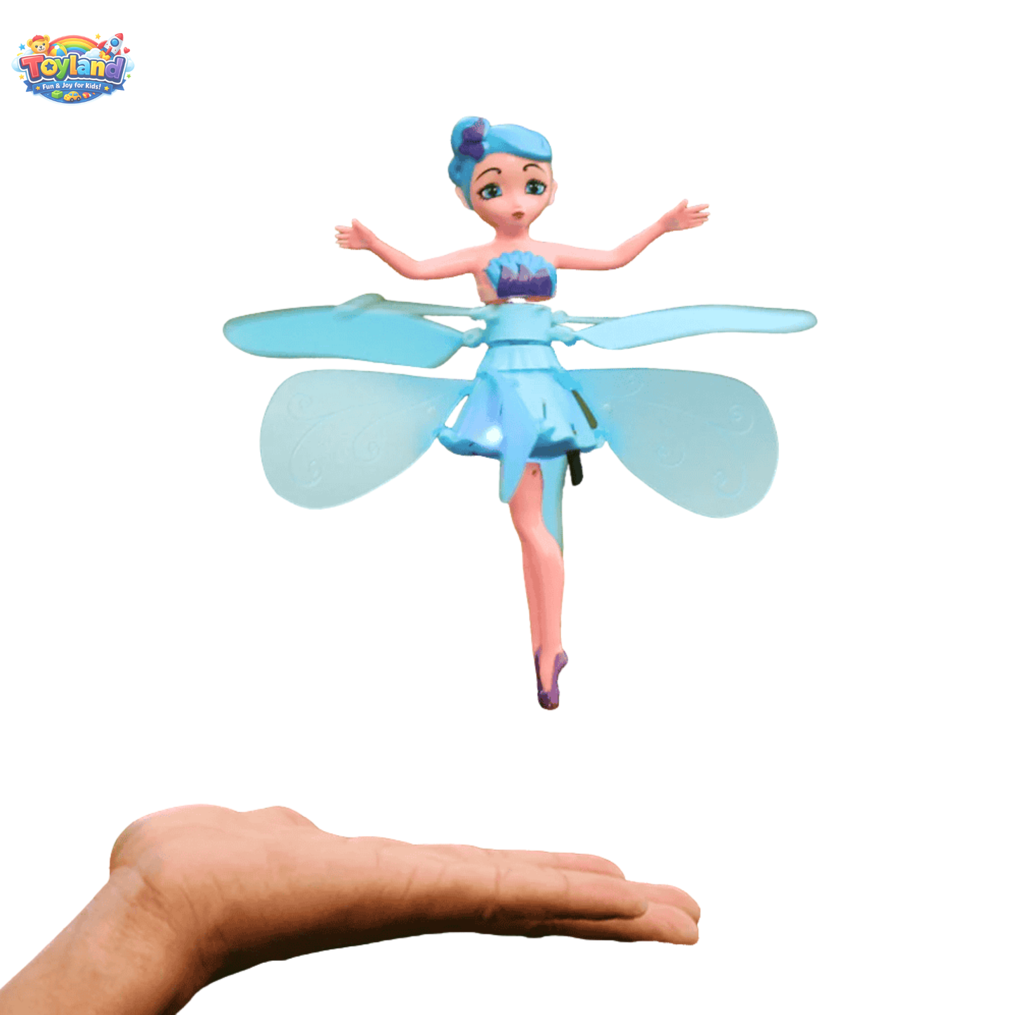 Magical Flying Fairy Doll for Girls – Hand Sensor Control Induction Flying Princess with LED Lights & USB Charging – Best Birthday Gift for Kids (Ages 6+)