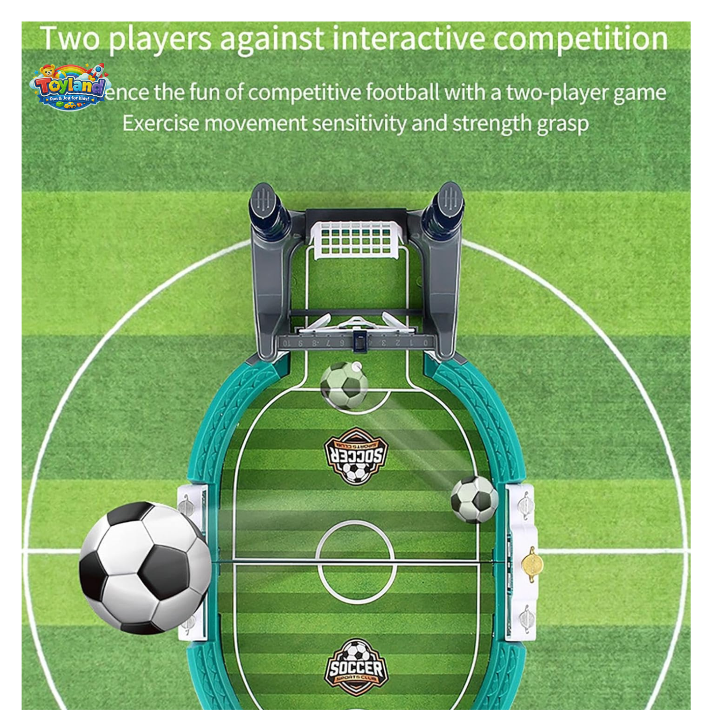 Large Tabletop Football Battle Game – 2-Player Interactive Arcade Soccer Toy for Kids & Adults