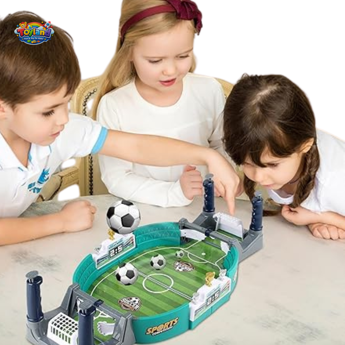 Large Tabletop Football Battle Game – 2-Player Interactive Arcade Soccer Toy for Kids & Adults