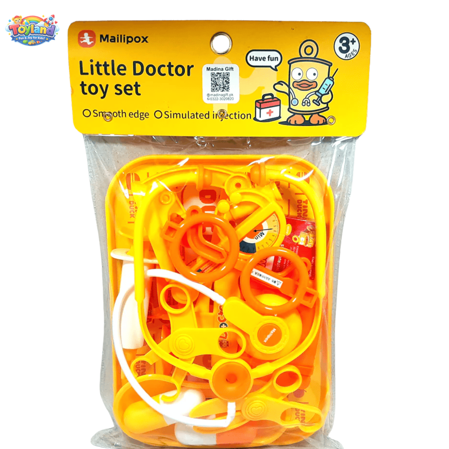 AA Little Doctor Toy Set for Kids – Educational Medical Kit with Stethoscope & Accessories – Best Role-Play Gift for Toddlers (Ages 3+)